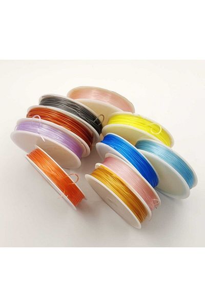 yiğit aksesuar 10 Pieces Mixed Color 1 Mm Line