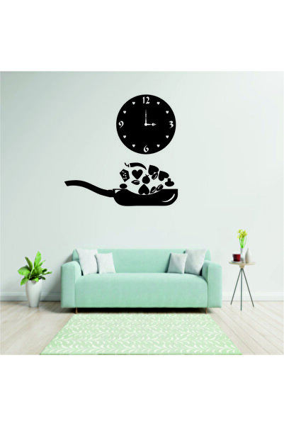 Ste Desing ساعة حائط مزخرفة موديل تافا