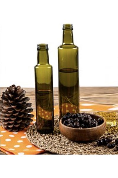 Hyd 500 Ml Empty Glass Bottle with Lockable Lid Olive Oil Bottle Oil Pot