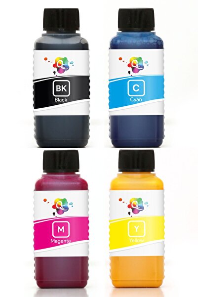 Qc Epson Stylus Office Bx305f Yazıcı Uyumlu Kartuş Mürekkebi 100ml Pro Set 4 ...