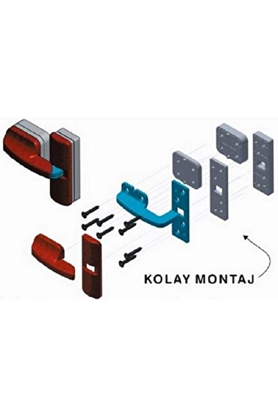 Master Luxury Safety Hook, Door Safety Hook, Window Safety, Pry Guard, Brown Colored