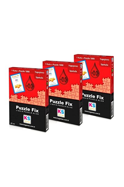 Ks Games 3X1000 Parçalık Puzzle Yapıştırıcısı (Set) /