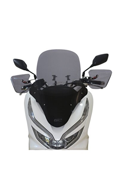 GP KOMPOZİT Gp Kompozit Siperlik Tur Camı Şeffaf Honda Pcx 125 2018-2020 71cm