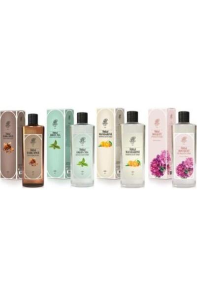 Rebul Kolonya 4lü Set Set 270 Ml X 4 - Dark Spice + Green Tea + Mandarine + B...