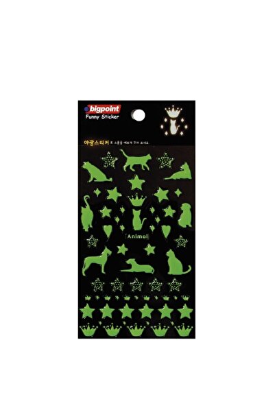 Bigpoint Sticker Kabartmalı Florasan Hayvanlar