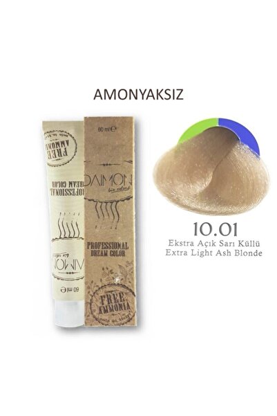 DAIMON Fa Amonyaksız Saç Boyası 10.01 Ekstra Açık Sarı Küllü