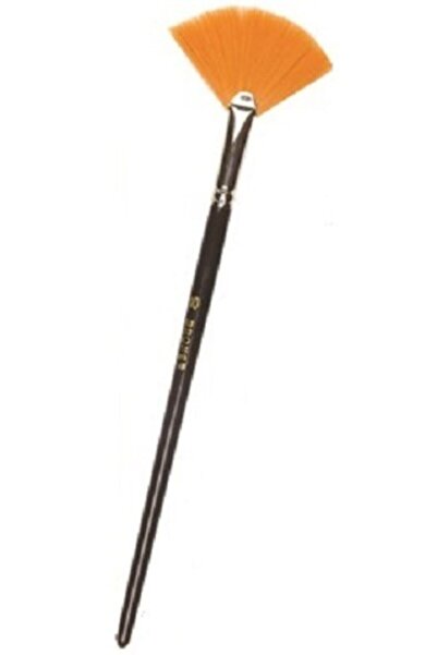 Brons Yelpaze Yağlı Boya Fırçası No: 10