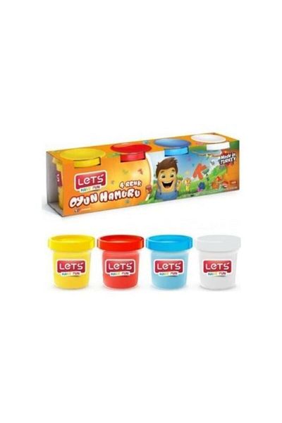 Lets 4 Colors Play Dough 600 gr