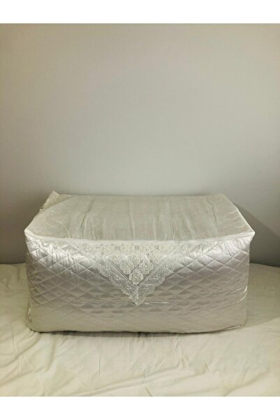 Işık Tekstil Πάπλωμα Hurcu Πέρλα Σατέν Πορτοφόλι Κρεμ Χρώμα 2 Τεμάχια Μεσαίου...