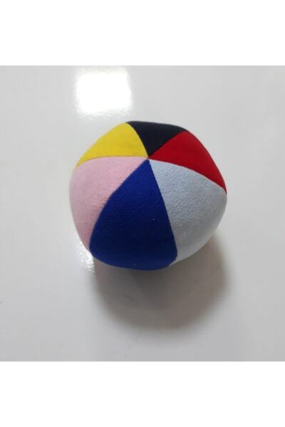 Anlily EduLabs Renkli Yumuşak Çıngıraklı Küçük Bez Top