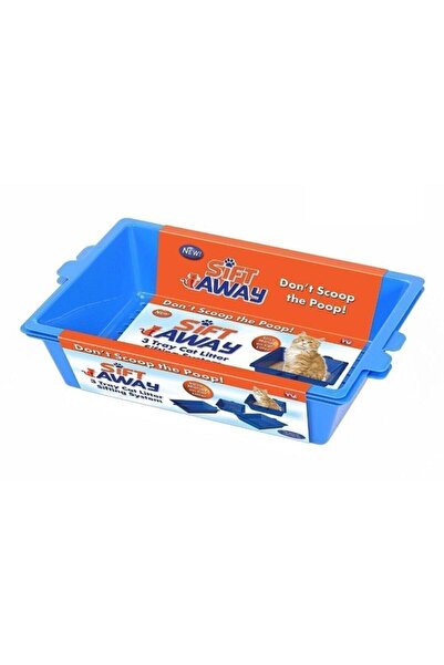 PetZoom 3 Pcs - Sift Away Cat 3 Katlı Kedi Tuvaleti