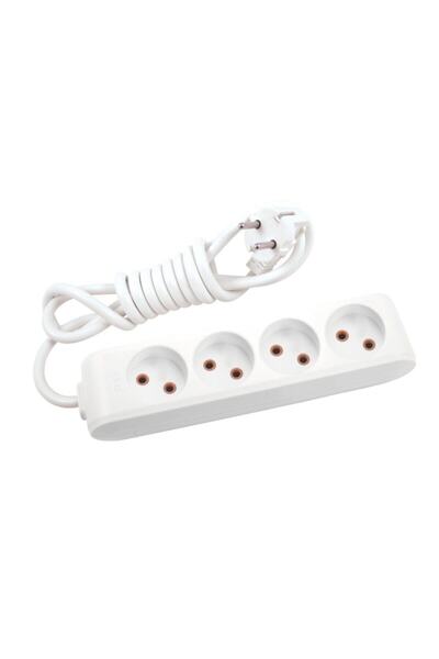 VİKO Multi-let Dörtlü Priz ( 4 Lü ) Topraklı Çocuk Korumalı Kablolu Grup Priz...