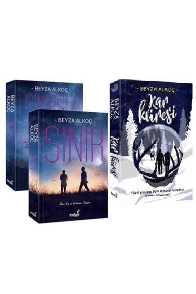İndigo Kitap Sınır,sınırsız,kar Küresi Beyza Alkoç 3 Kitap Set Mkmdukkan