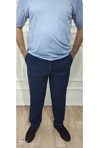 nacar çarşı Men's Dark Blue Classic Jeans