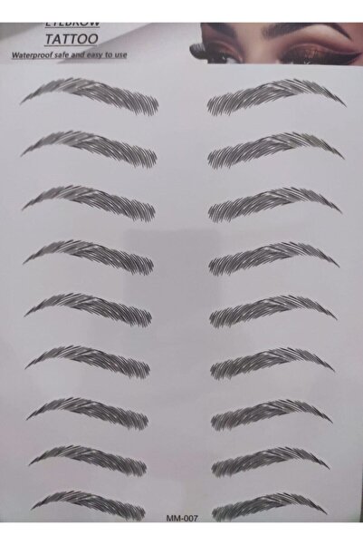 Çeyizci Kaş - Kirpik Bakım Yağı Gerektirmeyen Kaş Dövmesi - Mm-007