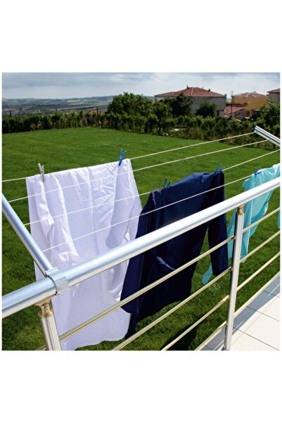 Pakas Balkon Çamaşır Kurutma Askısı Yuvarlak Küpeşte Pks 01