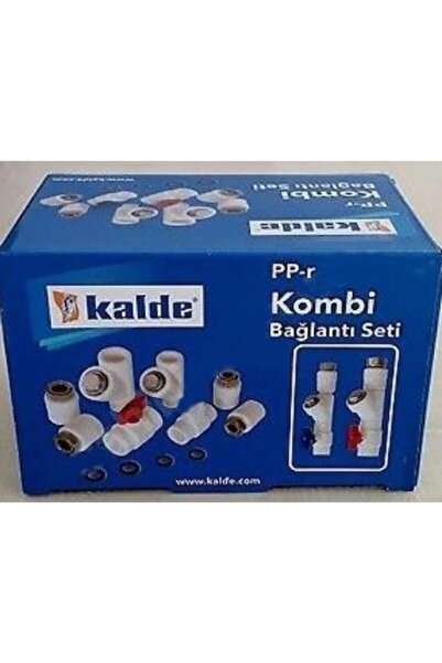 KALDE Kombi Alt Bağlantı Seti Dirsekli