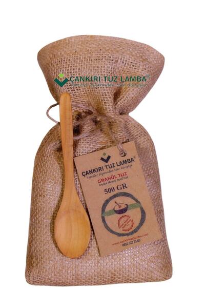 Çankırı Tuz Lamba Granül Çankırı Kristal Sofrada Öğütme Tuzu 500 Gr