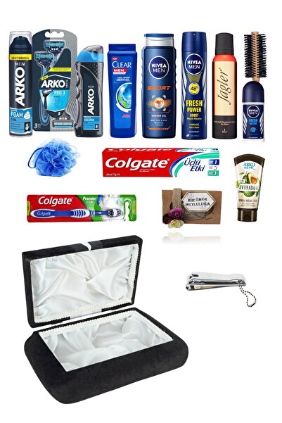 NIVEA Damat Bohçası Çeyiz Sandığı Özel Tam 16 Parça Ful Set - Zemuraavm Set 2