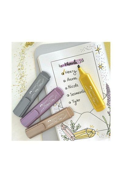 Faber Castell 1546 Metallic Colors Highlighter 4 Colors