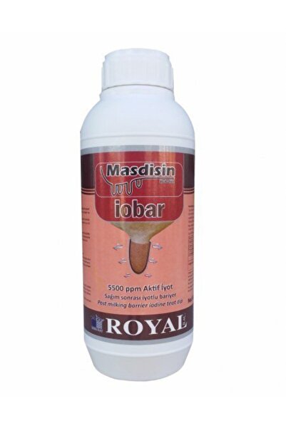 Royal Masdisin Iobar Sağım Sonrası Bakım Iyot Bariyer Jeli 1 Lt