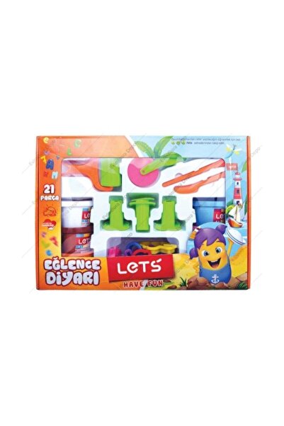 Lets Eğlence Diyarı 6 Renk Oyun Hamuru Seti