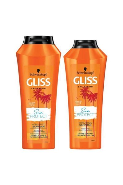 Gliss Sun Protect Sunscreen Shampoo Set - 500 ml + 360 ml