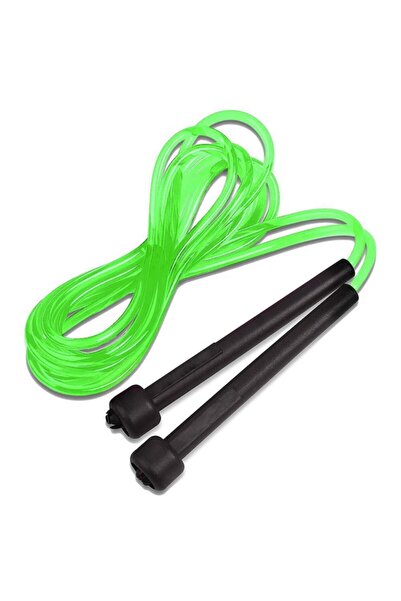 Yukon حبل القفز البلاستيكي الأخضر بطول قابل للتعديل