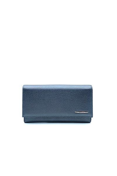 Eminsa Large Size Silver Leather Women's Wallet