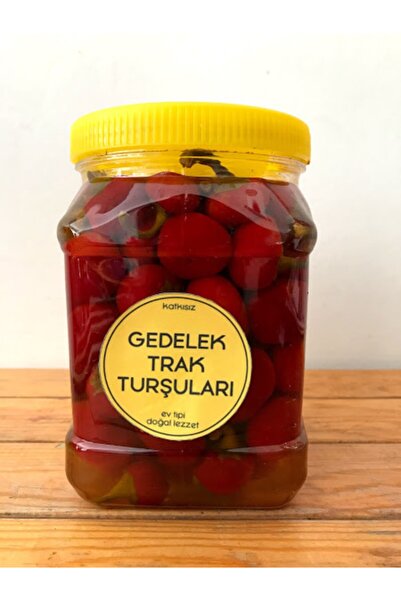 Gedelek Turşuları Kiraz Biberi Hafif Acılı Biber Gedelek Trak Turşuları 1 Kg