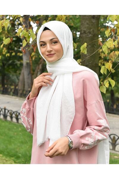 kuayscarfs Şal Mio Jazz pentru femei de sezon nou Ecru