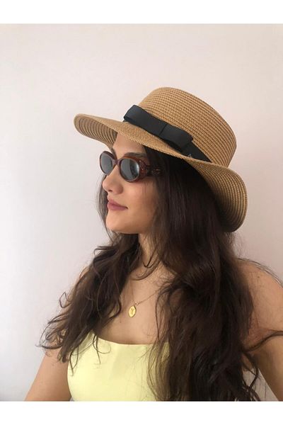 laviyonsa Flared Straw Hat