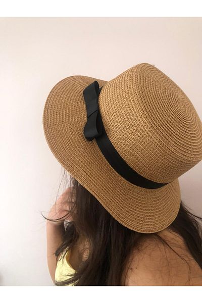 laviyonsa Flared Straw Hat