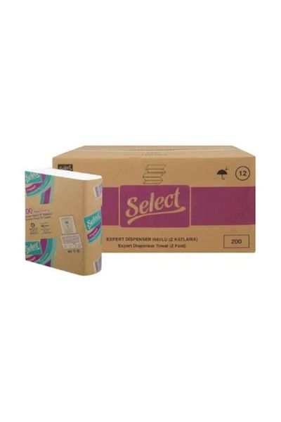 SELECT Expert Z Fold Towel 12x200=2400 Pieces 100% Cellulose