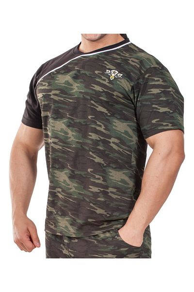 Big Sam Camouflage T-shirt Military Body