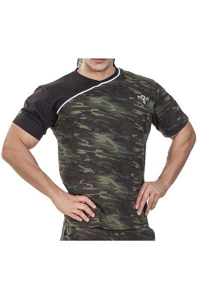 Big Sam Camouflage T-shirt Military Body