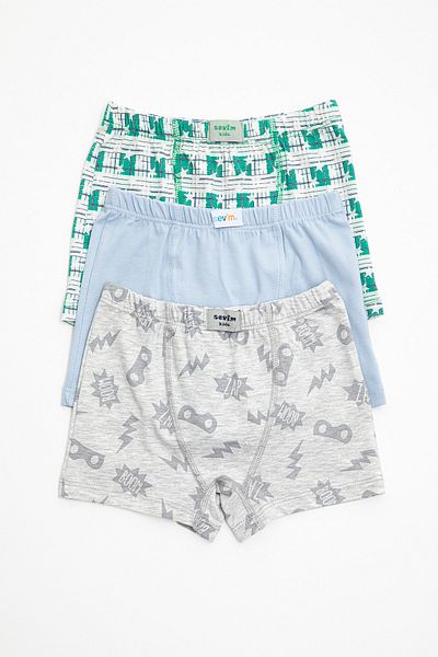 ZEYZEY KIDS Boy's Assortment 3-Piece Boxer 7033