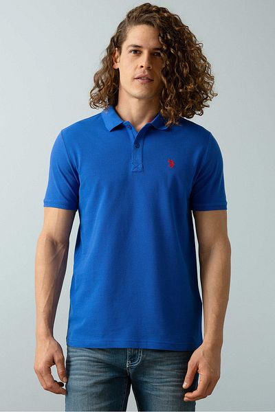 U.S. Polo Assn. Tricou cu gât polo pentru bărbați G081GL011.000.739379