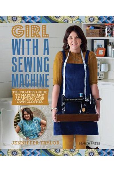 Search Press Girl With A Sewing Machine
