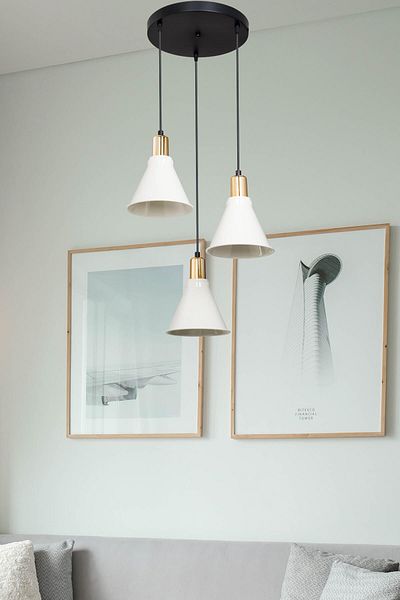 Gloria Lisbon Set of 3 Chandelier Cream Color Circle