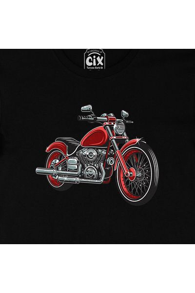 Cix Tricou Red Motor Negru