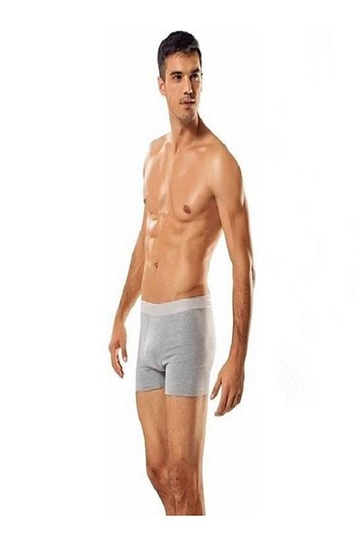 Tutku Γκρι Ανδρικά Lycra Boxers - Συσκευασία των 2