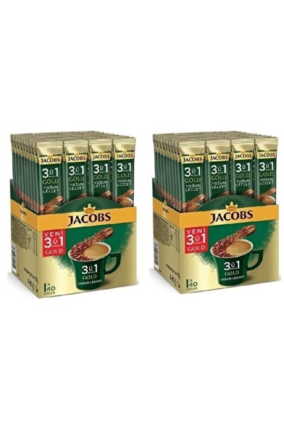 Jacobs 3ü1 Arada Yoğun Lezzet 40'lı *2 (80 ADET)