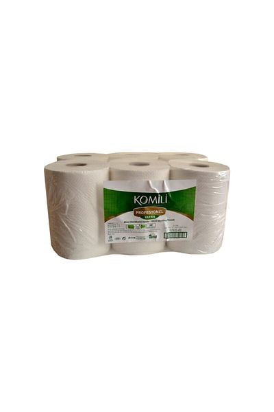 Komili Mini Internal Draw Towel 4 Kg 72 Meters 6 Rolls - Mini Single Internal Draw Towel