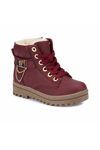 Kinetix Cizme de fetiță roșii LILY Claret 100264524