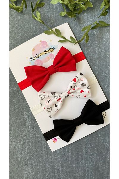 Miniko Butik Children's Bow Tie Set of 3