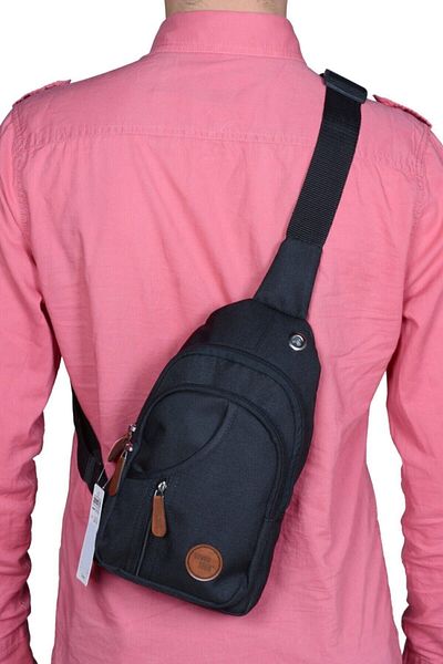 SEVENTEEN Unisex Black Cross Back And Chest Bag Bodybag Bag