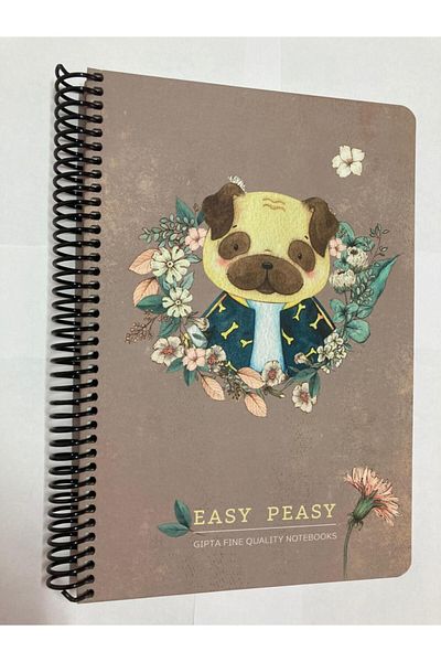 Gıpta Easy Peasy Notes Spiral Hard Cover 17x24 120 Sheets Karel