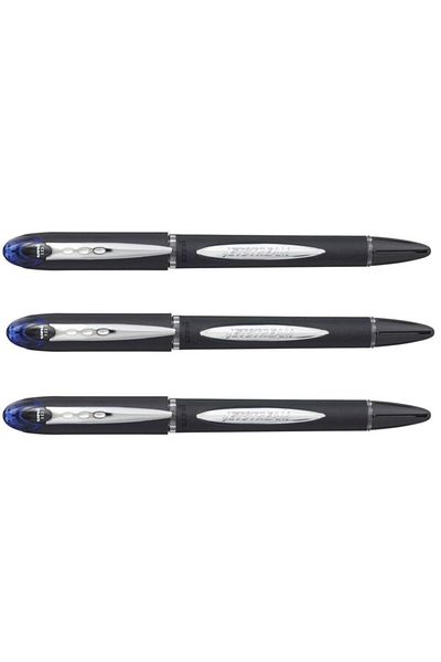 UNİ-BALL Jetstream Quick Writing Pen 1.0 1 Pack (sx-210) Blue 3 Pieces