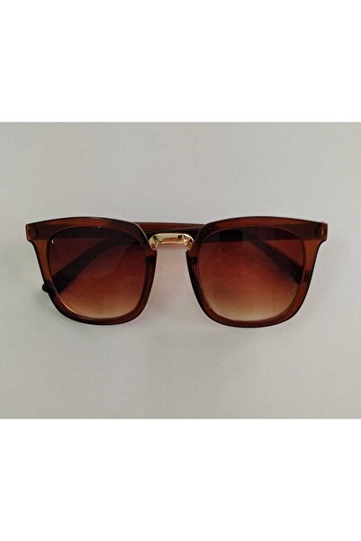 bi dünya saat aksesuar Bone Model Brown Uv400 Glass Quality Sunglasses